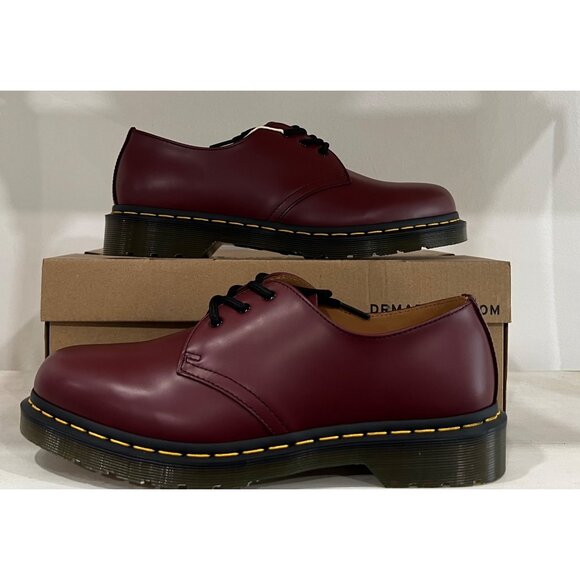 Dr. Martens Martens 1461 Smooth Leather Oxford Shoes Cherry Red Size 39